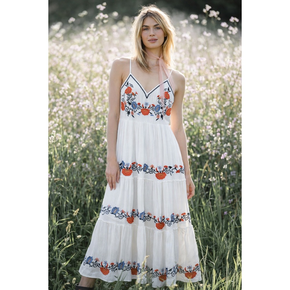 Altar'd State Ireland‎ embroidered maxi dress size S NWT cottagecore